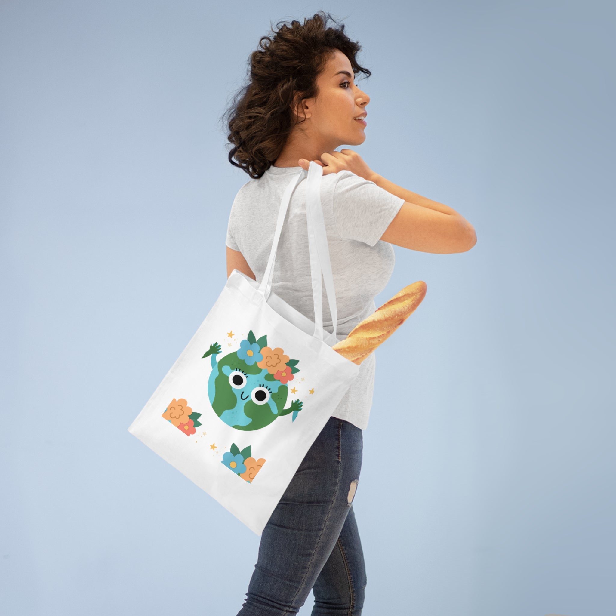 Eco-Friendly Tote Bag - Save Earth Design