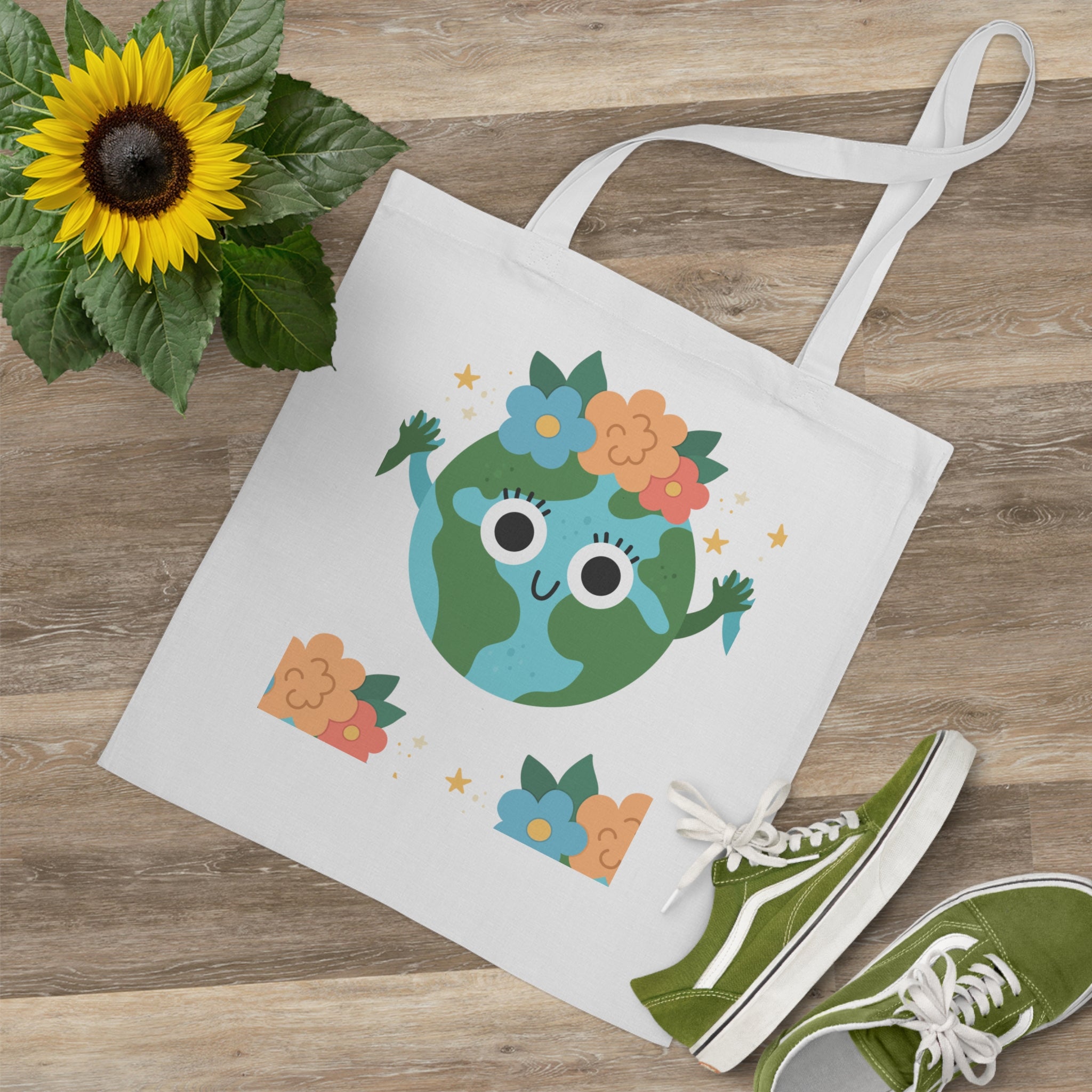 Eco-Friendly Tote Bag - Save Earth Design